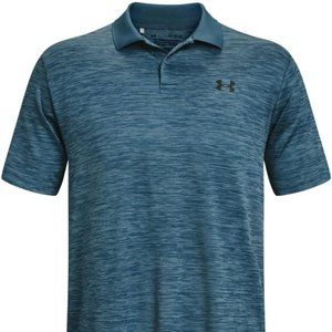 NEW Under Armour UA Men's The Performance 3.0 Polo Shirt sz S Small Static Blu